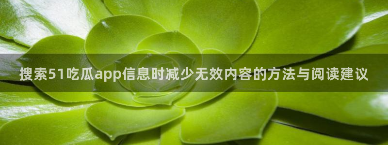 黑料爆料热点榜:搜索51吃瓜app信息时减少无效内容的方法与阅读建议